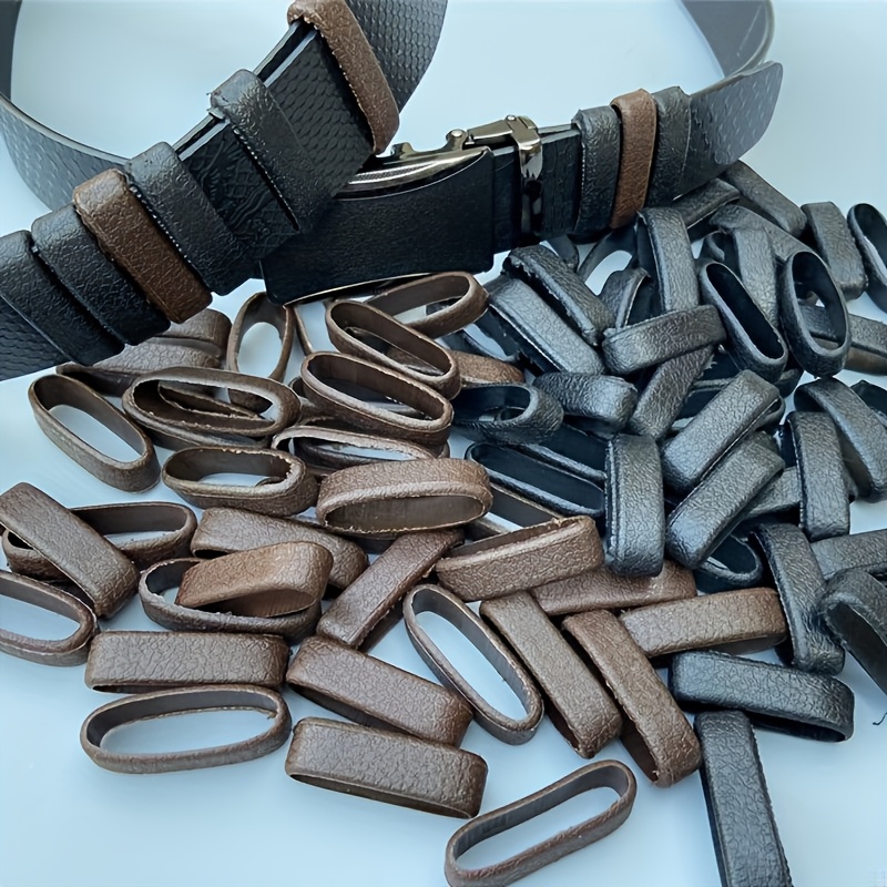 10 Durable Ring Buckles for Belts & Loops Men's End Fixing Rings